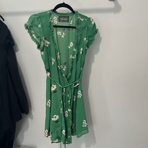 REFORMATION wrap dress size M